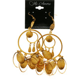 Mi Amore Dangle-Earrings Gold-Tone