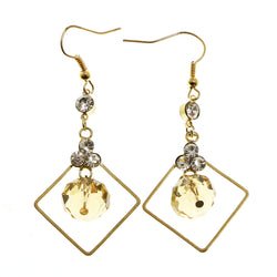 Mi Amore Dangle-Earrings Gold-Tone