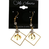 Mi Amore Dangle-Earrings Gold-Tone