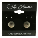 Mi Amore Post-Earrings Dark-Silver