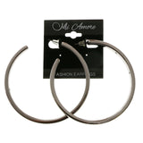 Mi Amore Hoop-Earrings Silver-Tone