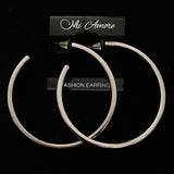 Mi Amore Hoop-Earrings Silver-Tone