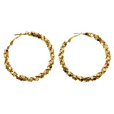 Mi Amore Hoop-Earrings Gold-Tone