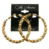 Mi Amore Hoop-Earrings Gold-Tone