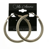 Mi Amore Hoop-Earrings Silver-Tone