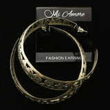 Mi Amore Hoop-Earrings Silver-Tone