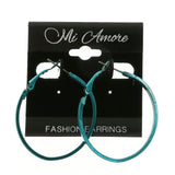 Mi Amore Hoop-Earrings Blue