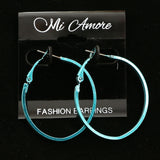 Mi Amore Hoop-Earrings Blue