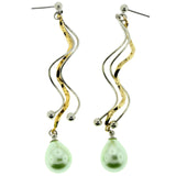 Mi Amore Dangle-Earrings Silver-Tone/Gold-Tone