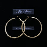 Mi Amore Hoop-Earrings Gold-Tone