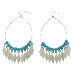 Mi Amore Drop-Dangle-Earrings Silver-Tone/Blue