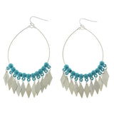 Mi Amore Drop-Dangle-Earrings Silver-Tone/Blue