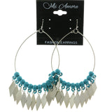 Mi Amore Drop-Dangle-Earrings Silver-Tone/Blue