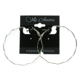 Mi Amore Hoop-Earrings Silver-Tone