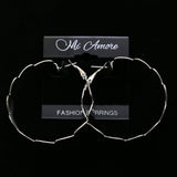 Mi Amore Hoop-Earrings Silver-Tone