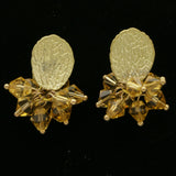 Mi Amore Dangle-Earrings Gold-Tone