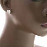 Mi Amore Post-Earrings Gold-Tone