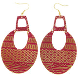 Mi Amore Drop-Dangle-Earrings Pink/Gold-Tone