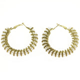 Mi Amore Hoop-Earrings Gold-Tone