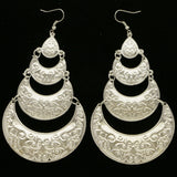 Mi Amore Drop-Dangle-Earrings Silver-Tone