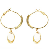 Mi Amore Drop-Dangle-Earrings Gold-Tone