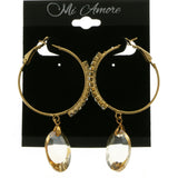 Mi Amore Drop-Dangle-Earrings Gold-Tone