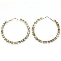 Mi Amore Hoop-Earrings Silver-Tone