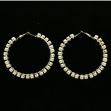 Mi Amore Hoop-Earrings Silver-Tone