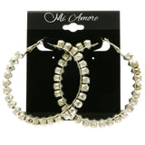 Mi Amore Hoop-Earrings Silver-Tone