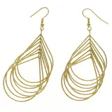 Mi Amore Drop-Dangle-Earrings Gold-Tone