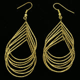 Mi Amore Drop-Dangle-Earrings Gold-Tone