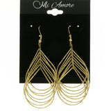 Mi Amore Drop-Dangle-Earrings Gold-Tone