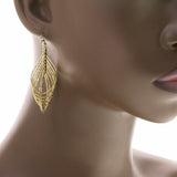 Mi Amore Drop-Dangle-Earrings Gold-Tone