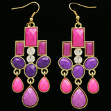 Mi Amore Drop-Dangle-Earrings Multicolor