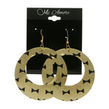 Mi Amore Bow Tie Dangle-Earrings Gold-Tone/Black