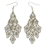 Mi Amore Chandelier-Earrings Silver-Tone