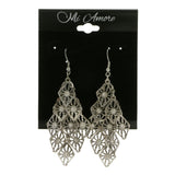 Mi Amore Chandelier-Earrings Silver-Tone