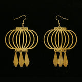 Mi Amore Dangle-Earrings Gold-Tone