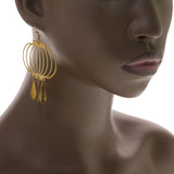 Mi Amore Dangle-Earrings Gold-Tone