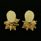 Mi Amore Dangle-Earrings Gold-Tone