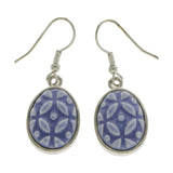 Mi Amore Dangle-Earrings Blue/Silver-Tone