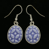 Mi Amore Dangle-Earrings Blue/Silver-Tone