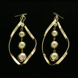 Mi Amore Drop-Dangle-Earrings Gold-Tone