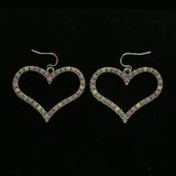 Mi Amore Heart Dangle-Earrings Multicolor