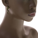 Mi Amore Snake Dangle-Earrings Copper-Tone