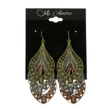 Mi Amore Drop-Dangle-Earrings Gold-Tone/Silver-Tone