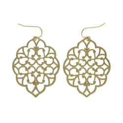 Mi Amore Dangle-Earrings Gold-Tone