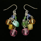 Mi Amore Drop-Dangle-Earrings Multicolor