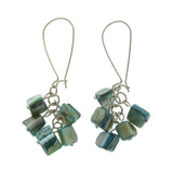 Mi Amore Drop-Dangle-Earrings Blue/Silver-Tone