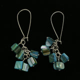 Mi Amore Drop-Dangle-Earrings Blue/Silver-Tone